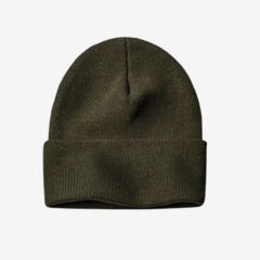 Canada-Made Cuffed Beanie - Military Olive