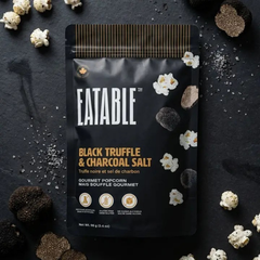 Artisanal Black Truffle & Charcoal Salt Popcorn